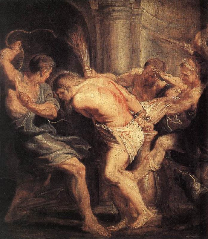 RUBENS, Pieter Pauwel The Flagellation of Christ oil painting picture